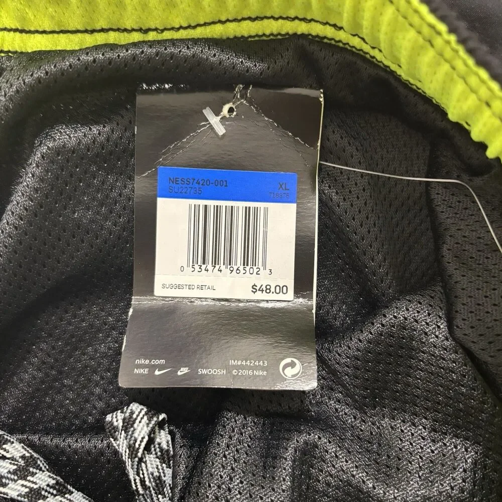 Nike Men's Sz XL Hydra Void Swim Trunks Athletic Shorts Mesh Lined NESS4366 NEW